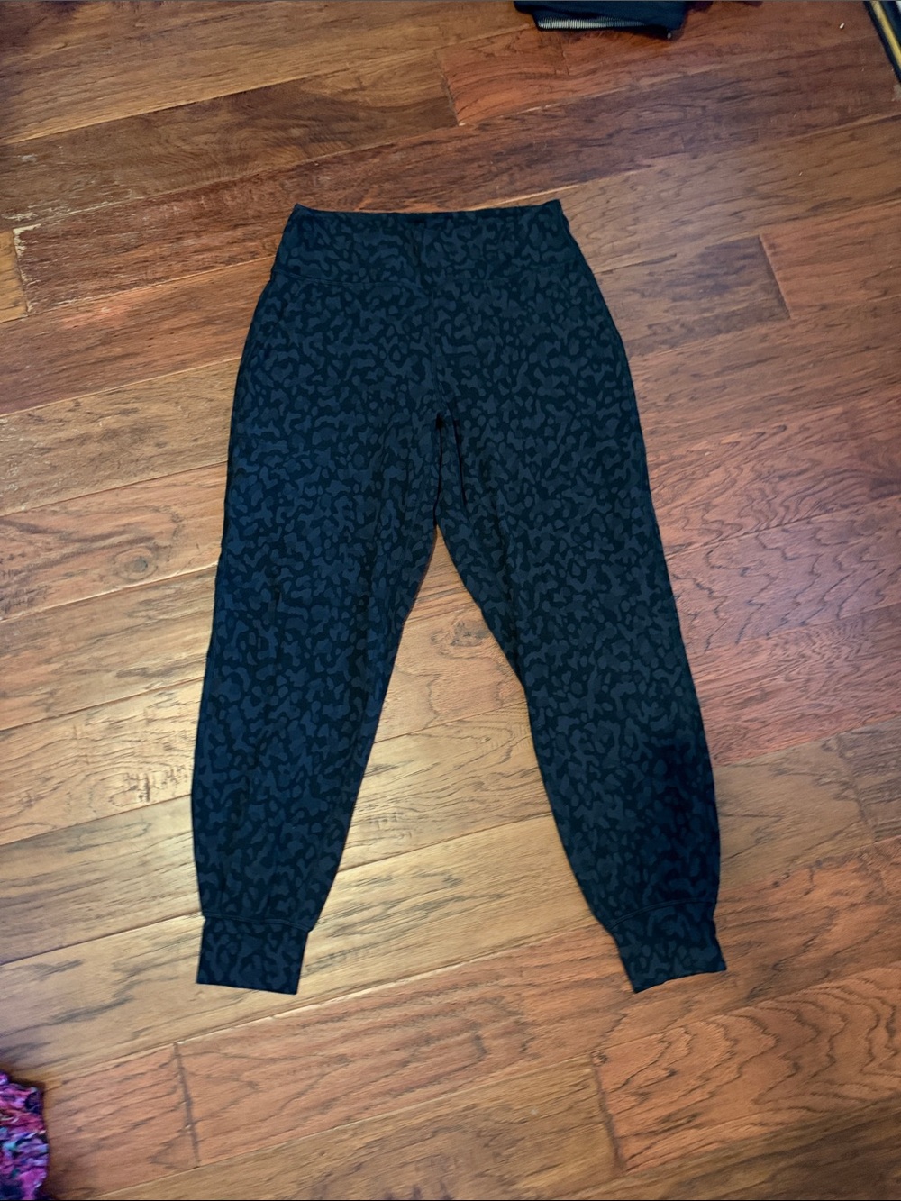 lululemon athletica Black Subtle Animal-Print Joggers